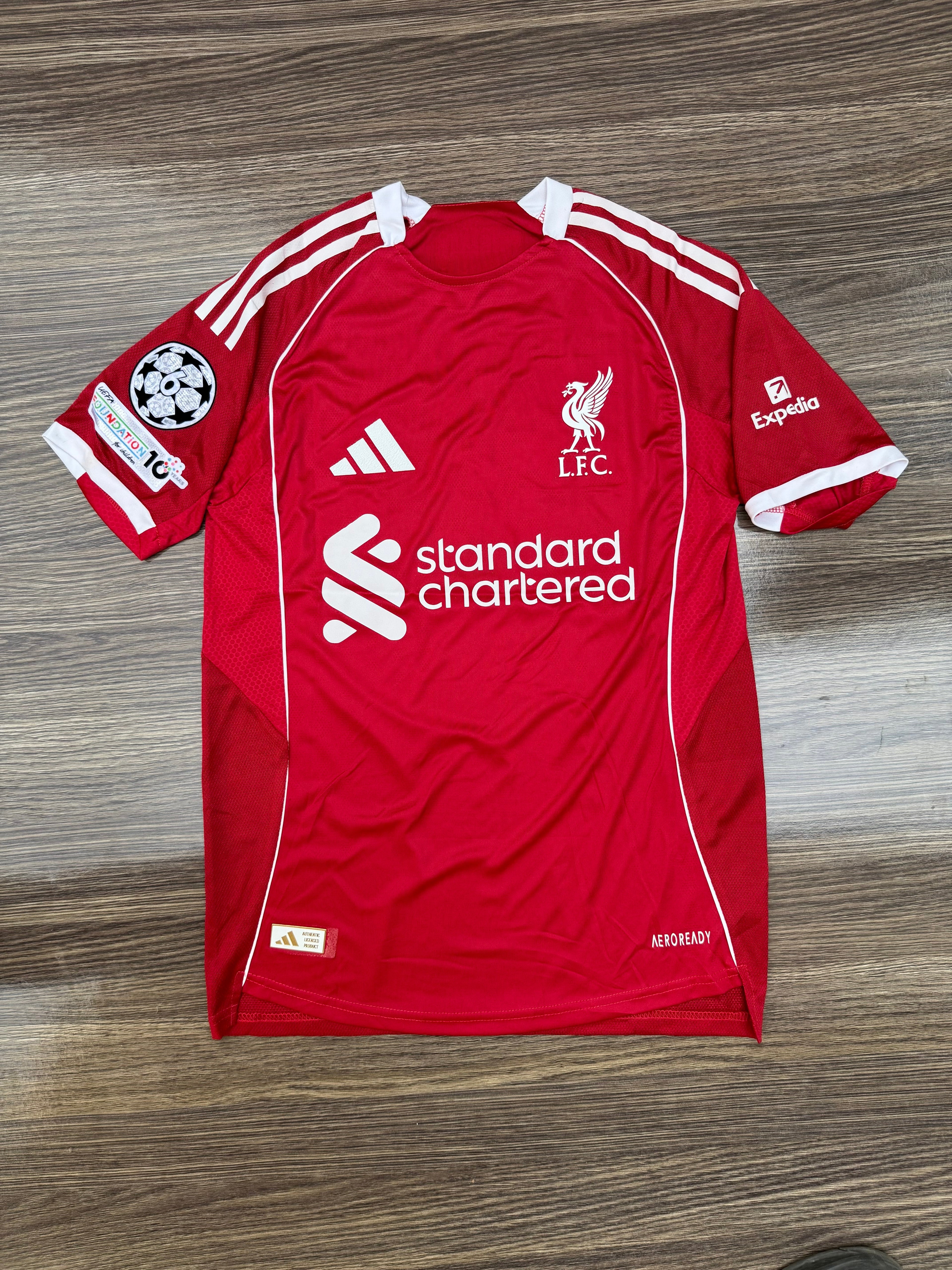 Liverpool 25/26 Home Kit Half Sleeves