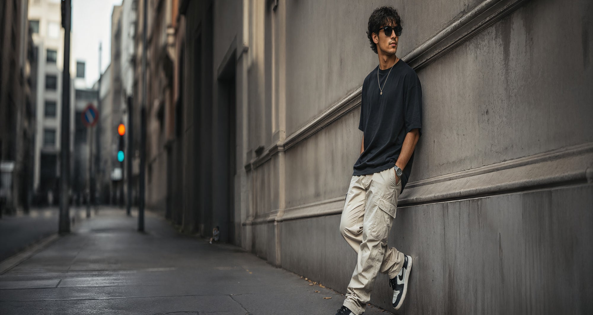 “Men’s casual outfit street style”