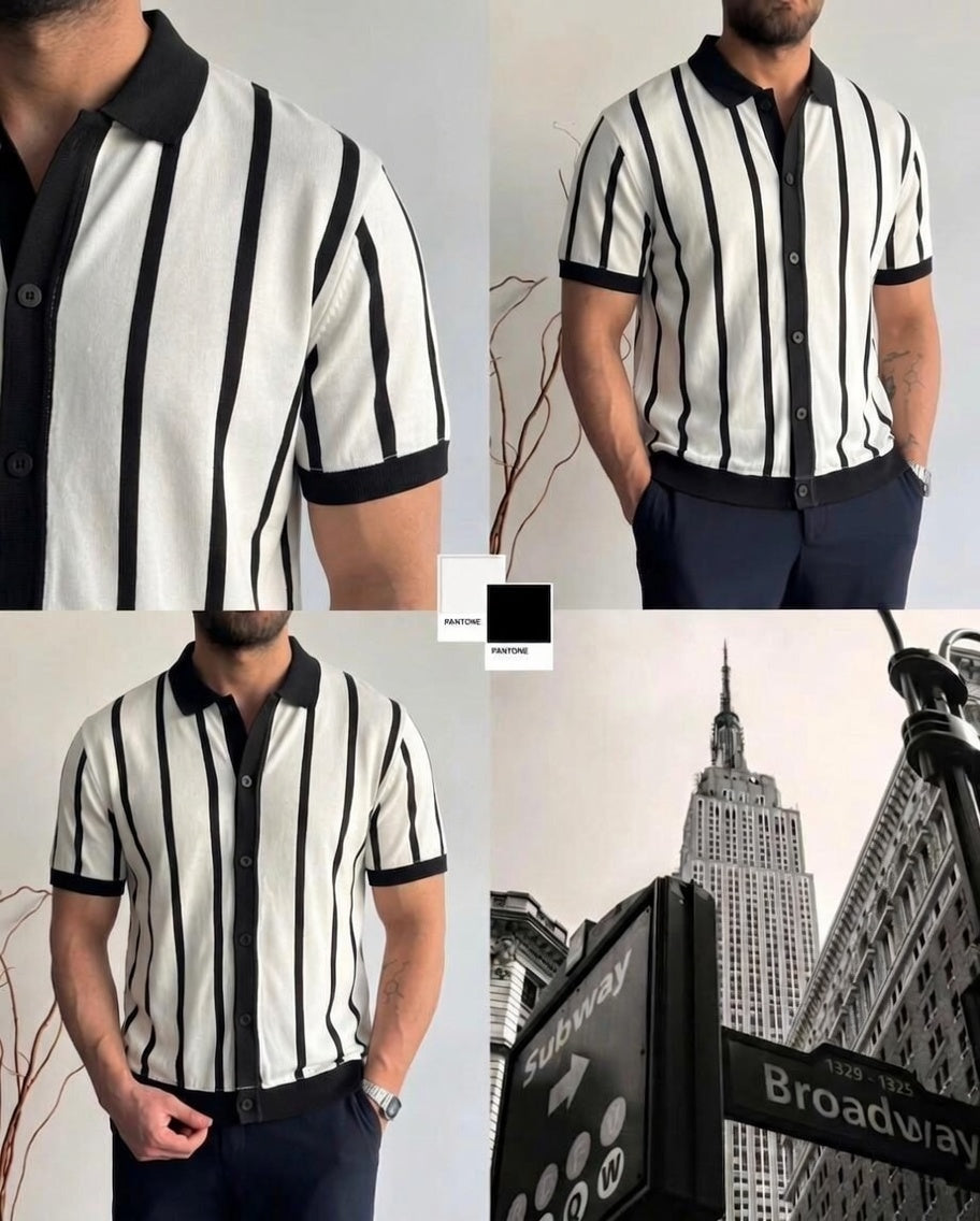 Old Money Button Down Shirt – Premium Micro Mesh