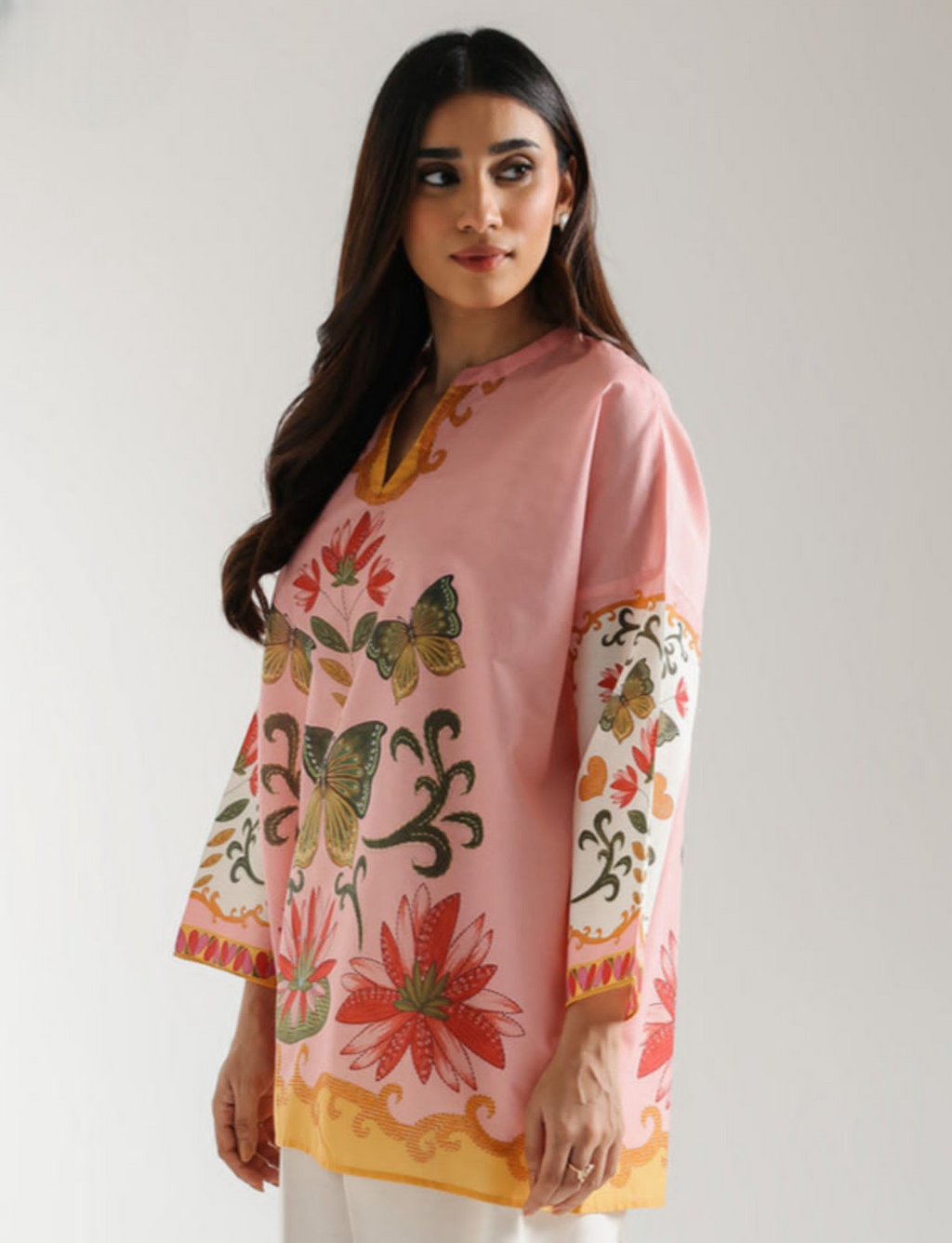 Digital ethnic design Printed top