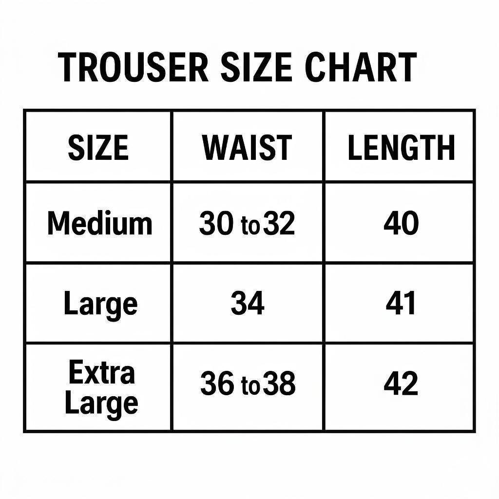 Men’s Cargo Pocket Straight Trousers – Cotton Terry Comfort Fit